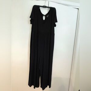 Isabel Maternity by Ingrid & Isabel Black Jumpsuit with Key Hole Cut out